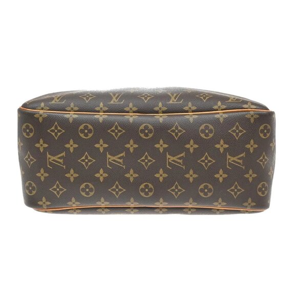 LOUIS VUITTON LV Logo Deauville Hand Bag Monogram Leather Brown 398-082825 - Picture 6 of 16
